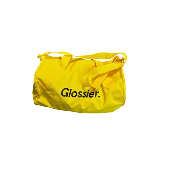 Glossier Yellow Logo Duffle Bag – Limited Edition – Excellent Condition - Picture 2 of 5